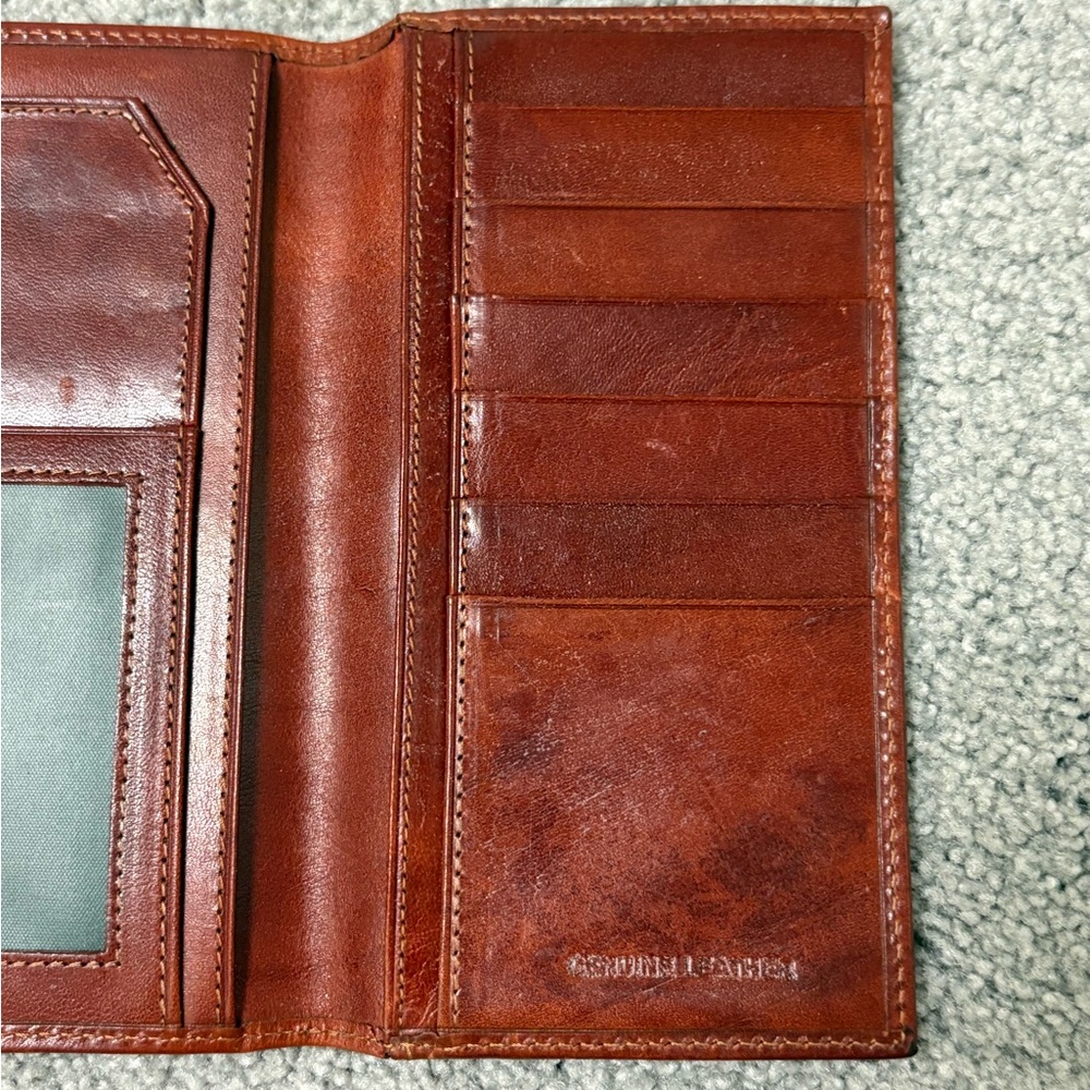 Breast Coat Pocket wallet 100% leather made in Italy - Picture 8 of 12